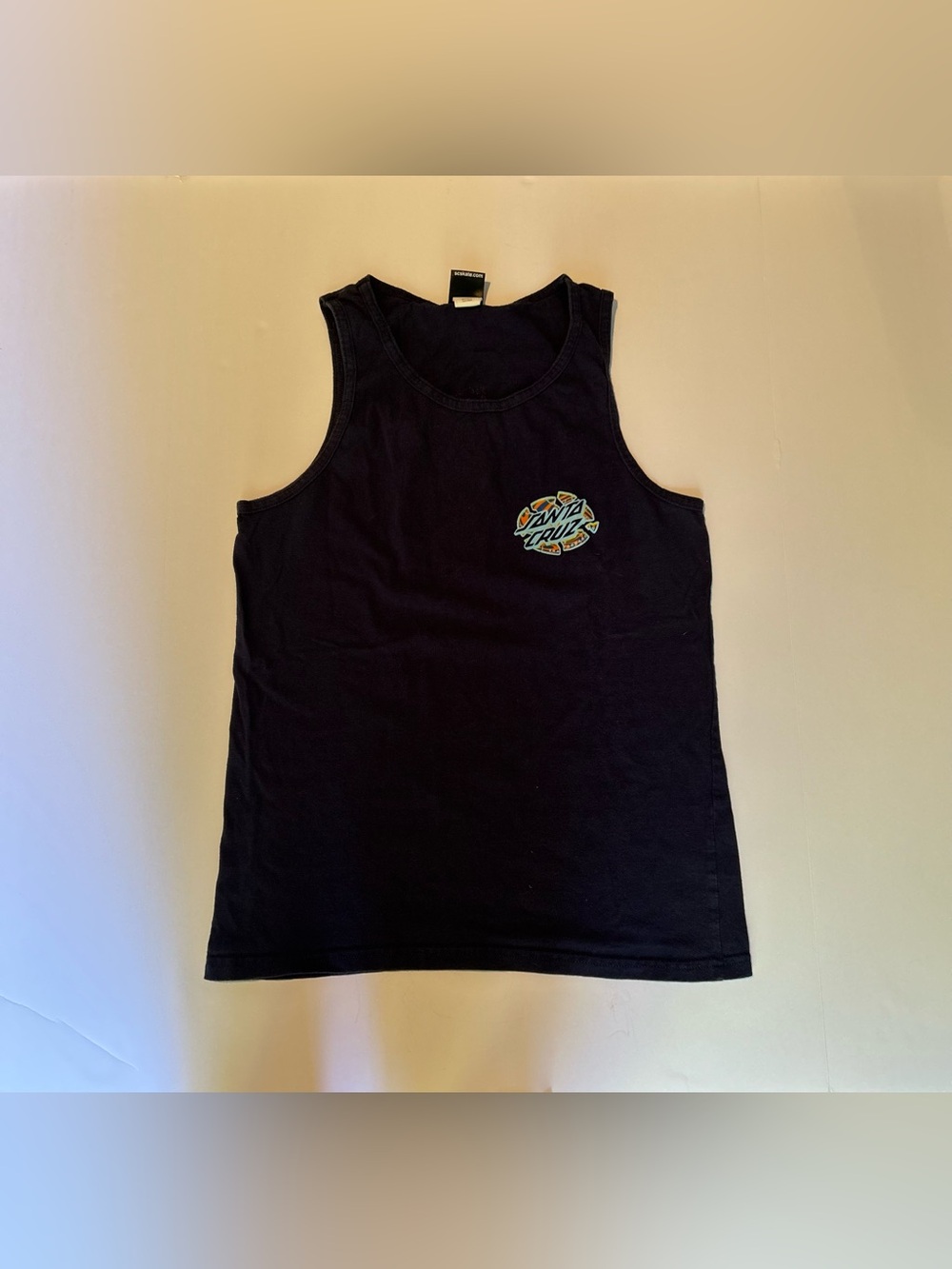 Santa Cruz Men's Graphic Tank (NAVY BLUE not black!! ) Size Medium